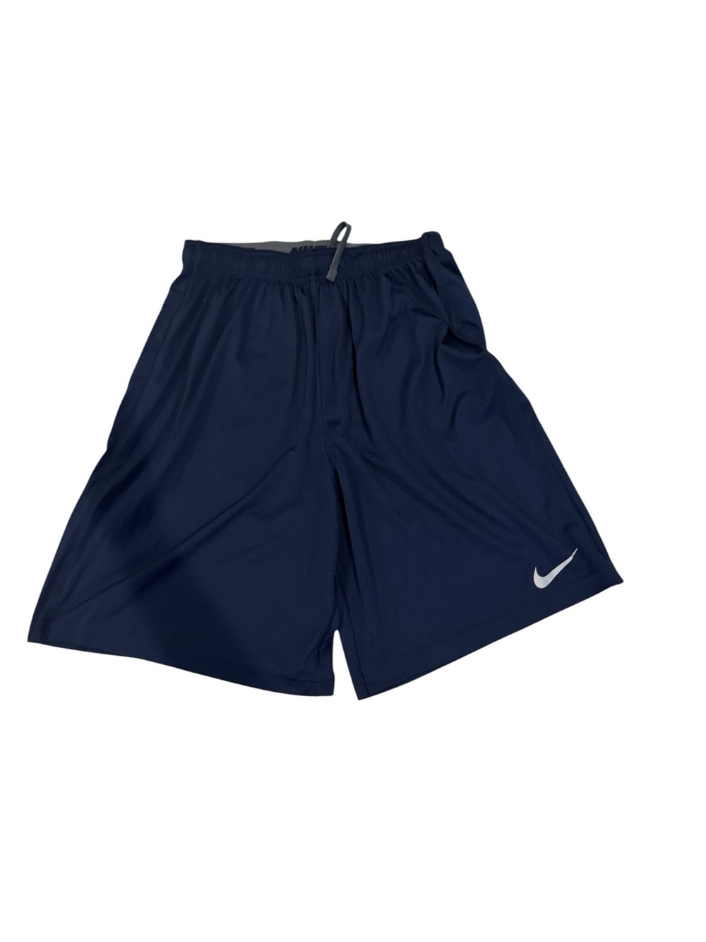 Nike Men’s Navy Athletic Shorts with White Swoosh